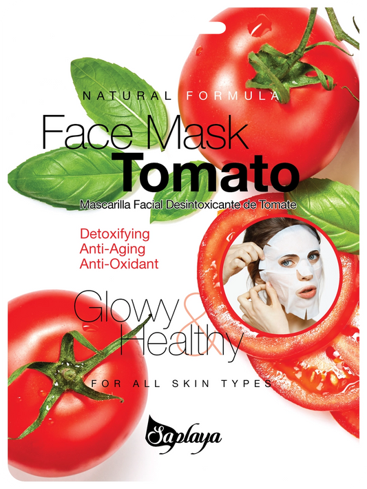Saplaya  k-beauty natural formula Tomato sheet mask