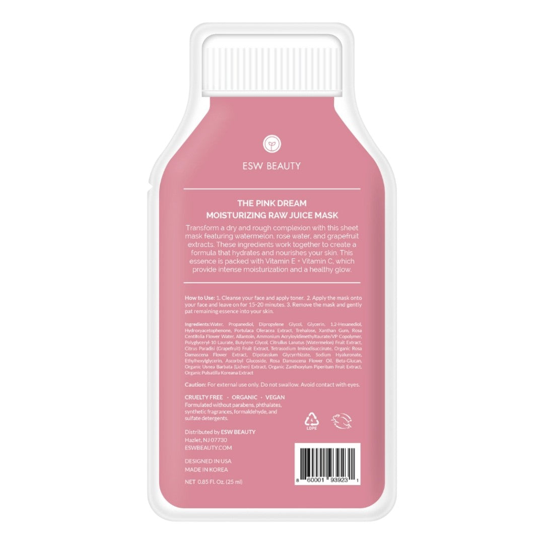 Esw Beauty The Pink Dream Moisturizing Raw Juice Mask